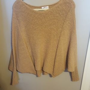 Camel colored slouchy sweater
